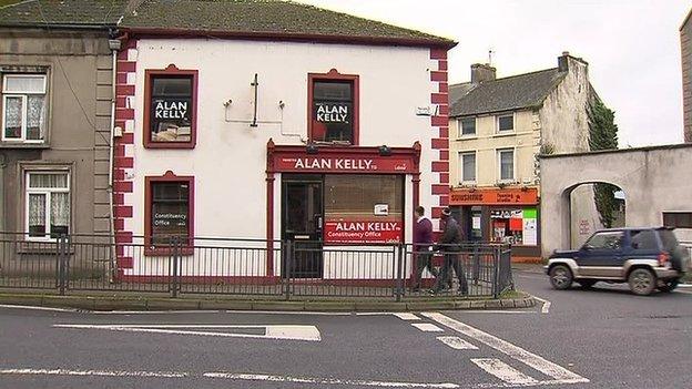 Alan Kelly's constituency office in Nenagh, County Tipperary