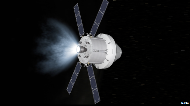 Orion and service module