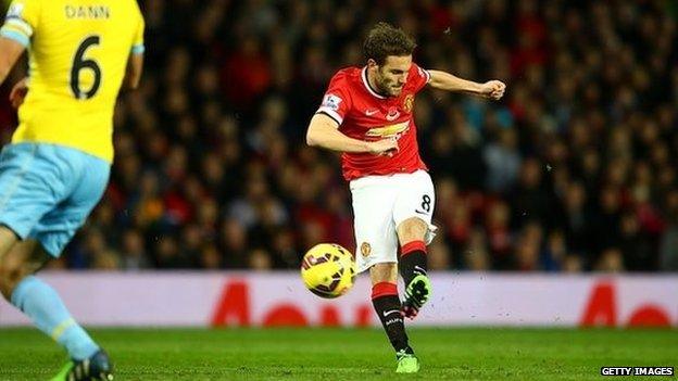 Juan Mata of Manchester United