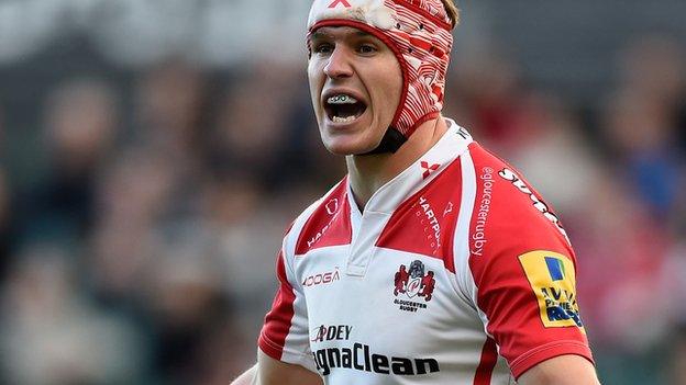 Gloucester full-back Rob Cook