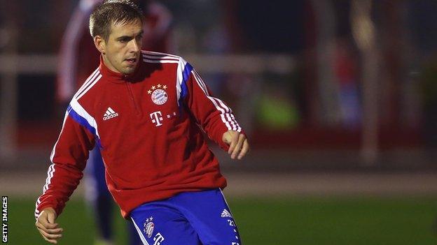 Philipp Lahm of Bayern Munich