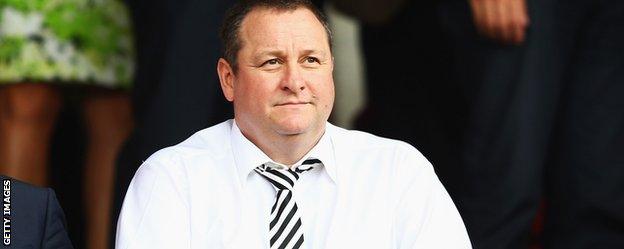 Newcastle United owner Mike Ashley