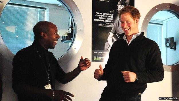 Prince Harry at the Confetti Institute