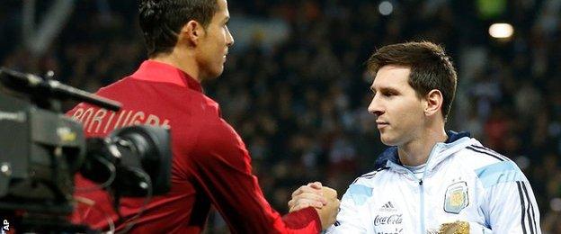 Cristiano Ronaldo and Lionel Messi