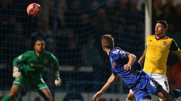 Olly Lancashire scores Rochdale's winner