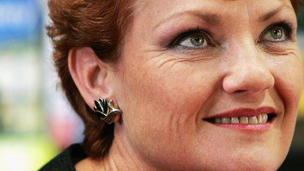 Pauline Hanson Signs Autobiography in Melbourne in April 2007