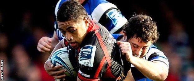 Taulupe Faletau takes on Bath