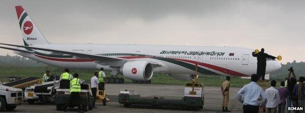 Biman aircraft (file picture)