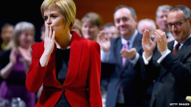 Nicola Sturgeon at SNP conference