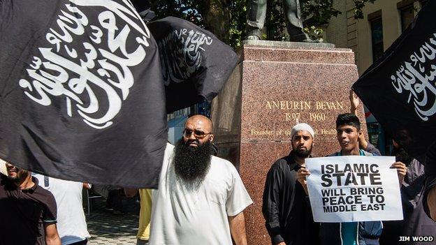 Pictures have emerged of the flag being flown in Cardiff city centre in July