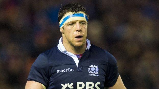 Scotland prop Alasdair Dickinson