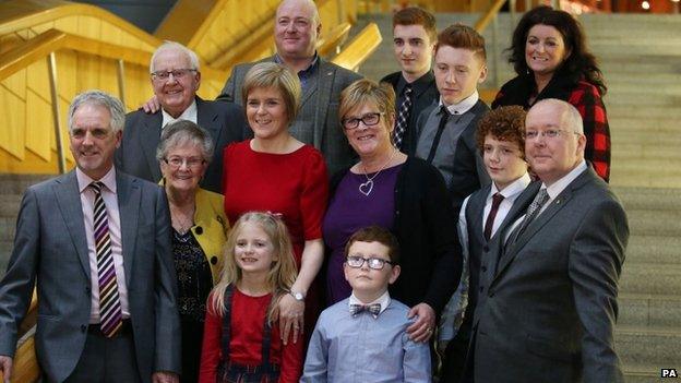 Nicola Sturgeon family