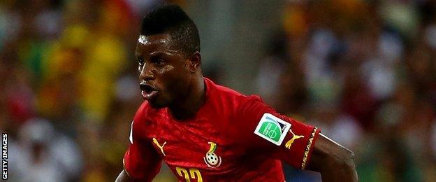 Ghana's Mubarak Wakaso