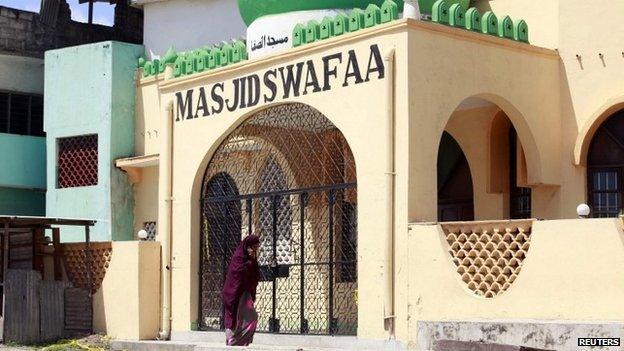 Swafaa mosque in Mombasa