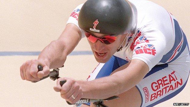 Graeme Obree at 1996 Olympics