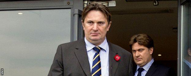 Rangers' football chairman, Sandy Easdale