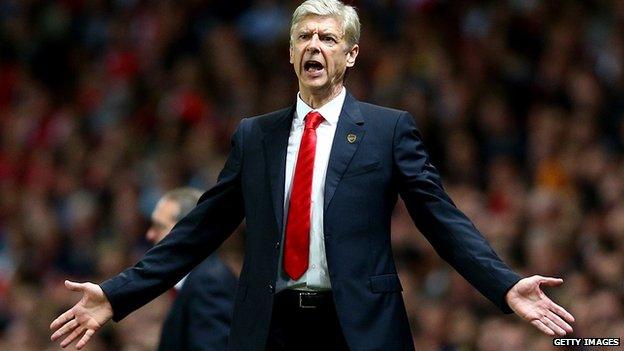 Arsenal manager Arsene Wenger.