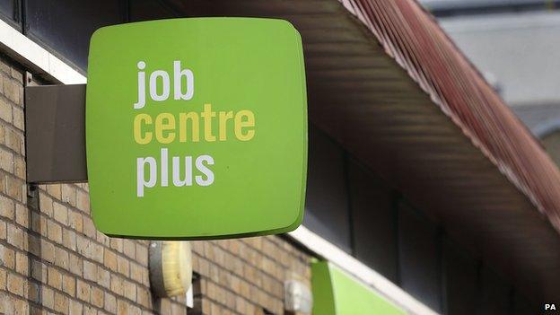 Job Centre sign