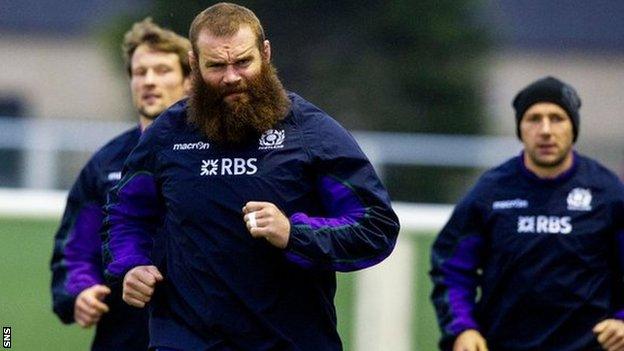 Scotland prop Geoff Cross