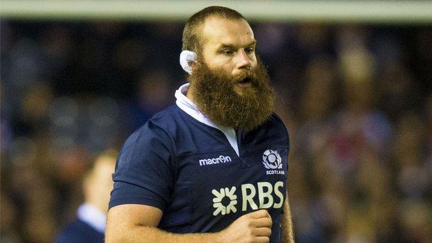 Scotland prop Geoff Cross