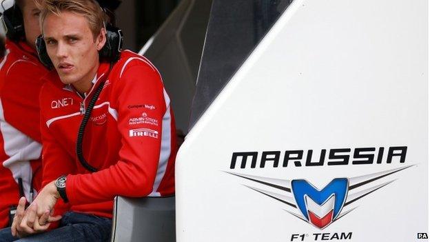 Max Chilton of Marussia