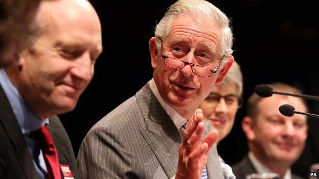 Prince Charles at the AGM of the Royal Shakespeare Company