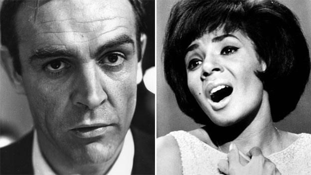 Sean Connery and Shirley Bassey back in 1964