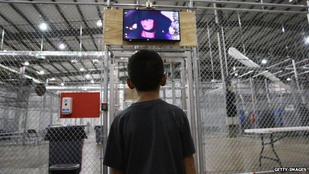 A boy appeared in a detention facility in McAllen, Texas, on 8 September 2014