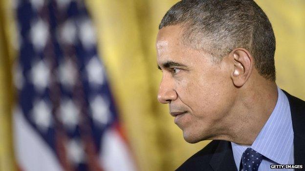 US President Barack Obama appeared in Washington DC on 20 November 2014