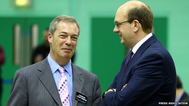 Nigel Farage and Mark Reckless