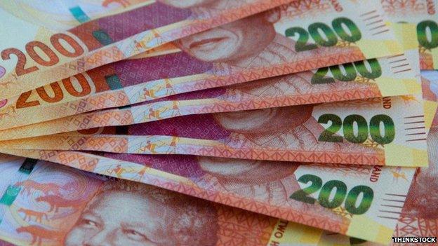 South African Rand notes