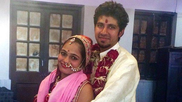 Abhishek Seth, 24, and Bhawna Yadav, 21: File photo