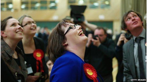 Victorious Labour South Shields candidate Emma Lewell-Buck