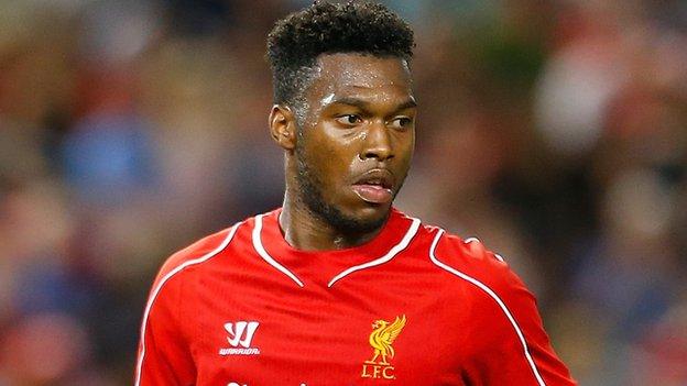 Liverpool striker Daniel Sturridge