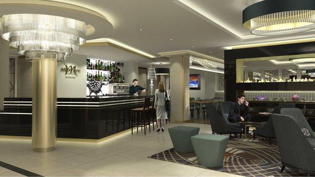 CGI of Mercure hotel