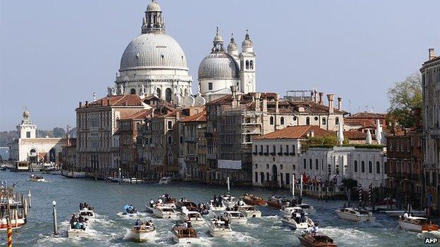 Grand Canal, Venice, 27 Sep 2014