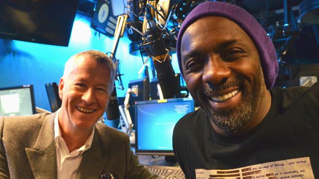 John Wilson with Idris Elba