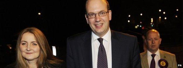 Mark Reckless and his wife Catriona Brown