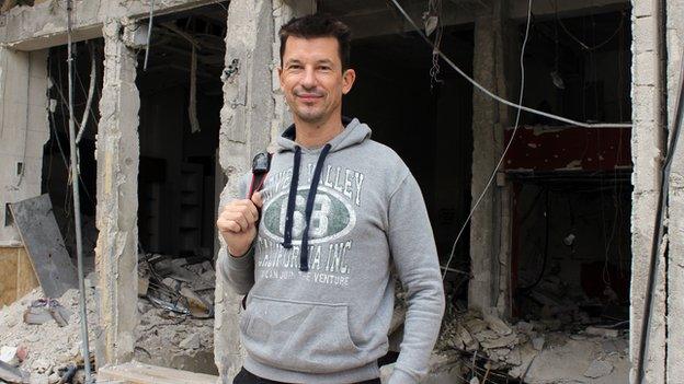 John Cantlie in Syria in November 2012