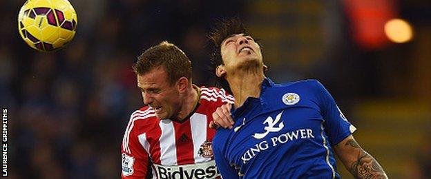 Lee Cattermole, Leicester v Sunderland