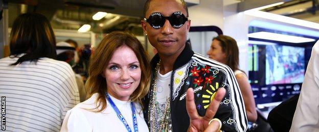 Geri Halliwell and Pharrell Williams