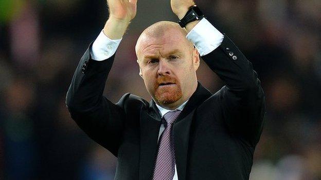 Sean Dyche. Burnley manager