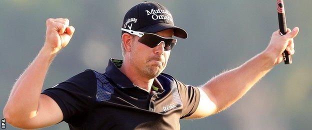 Henrik Stenson wins the World Tour Championship