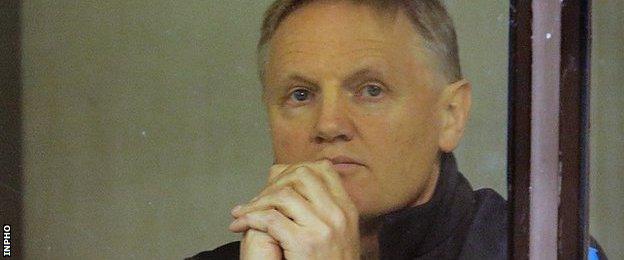 Ireland coach Joe Schmidt watches his team's win over Australia