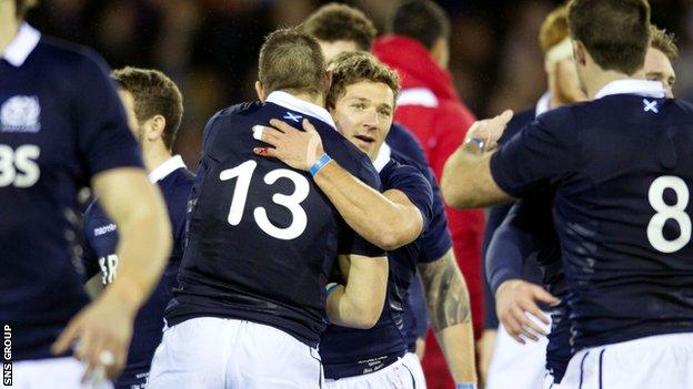 Scotland beat Argentina and Tonga during the autumn Test series