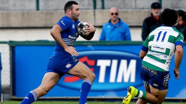 Dave Kearney scored a try on his return to action for the first time since May