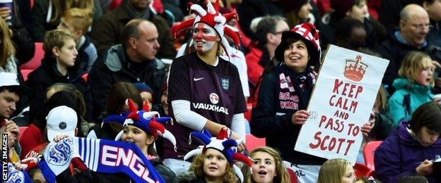 Fans at Wembley