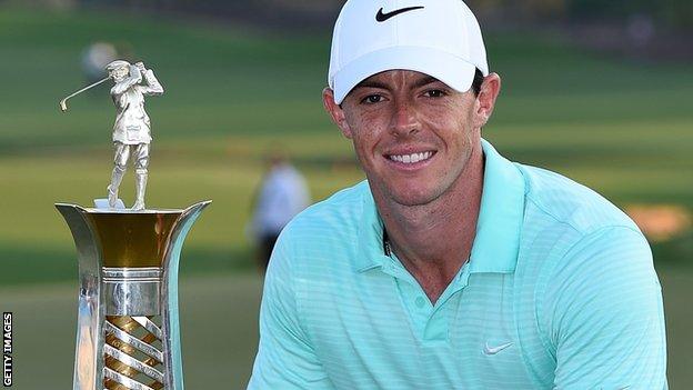 Rory McIlroy won the 2014 Race to Dubai