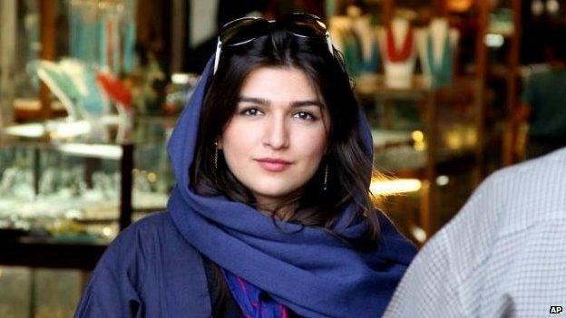 File photo: Ghoncheh Ghavami in Isfahan, Iran, 2011