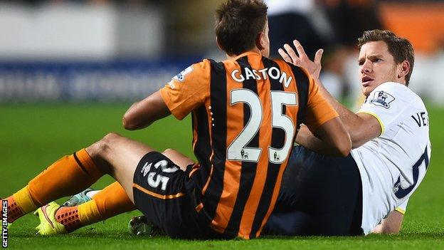 Jan Vertonghen and Gaston Ramirez